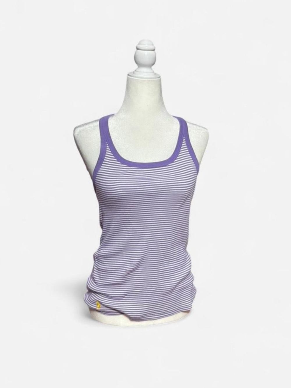 Striped Purple Racerback Tank Top